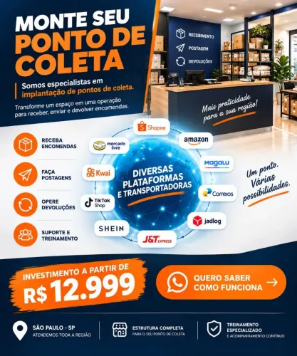 Monte seu Ponto de coleta
