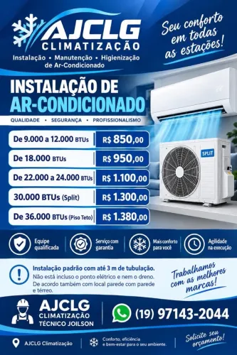 Higienização de ar condicionado