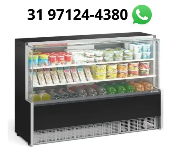 Balcão Vitrine Refrigerado 1,75M 2 Placas Gelopar
