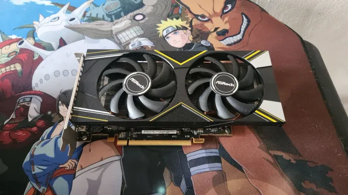 Placa de Vídeo  Rx 5500 Xt Oc 4GB GDDR6 128-bit Asrock Challenger