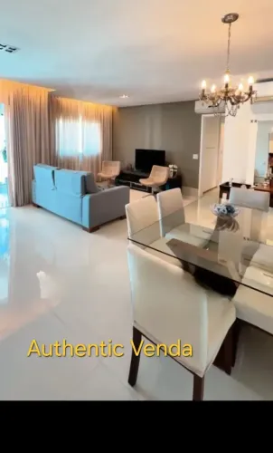 Authentic na Av Recife, Apartamento 140m2, andar alto, 3 suites. Varanda gourmet. Mobiliad