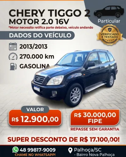 Chery Tiggo 2.0 16V Mec. 5P 2013