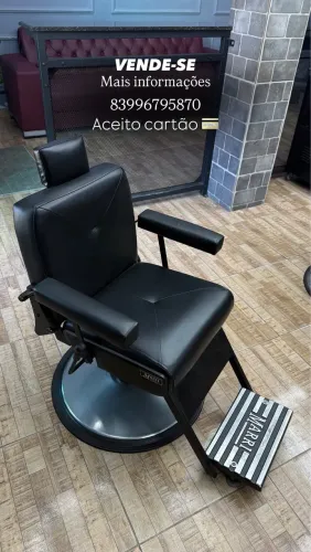 Cadeira profissional para barbeiro 