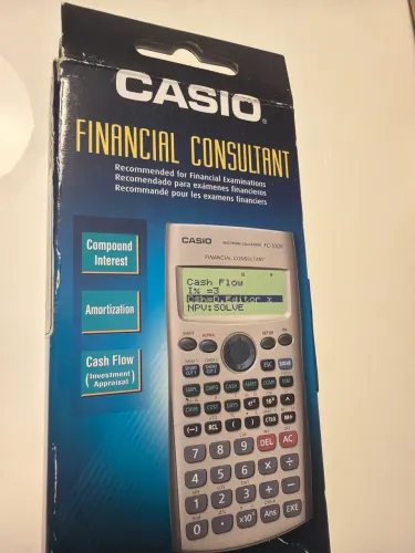 Calculadora Financeira Casio FC-100V - Nova na Caixa