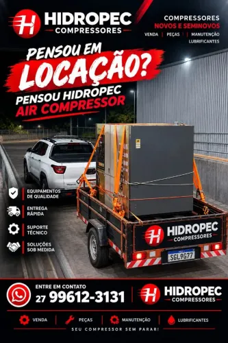 Locação de compressor