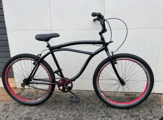 Bicicleta caiçara aro 26 revisada com nota