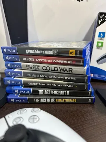 Kit 7 Jogos Top - Ps4/ps5 Mídia Física