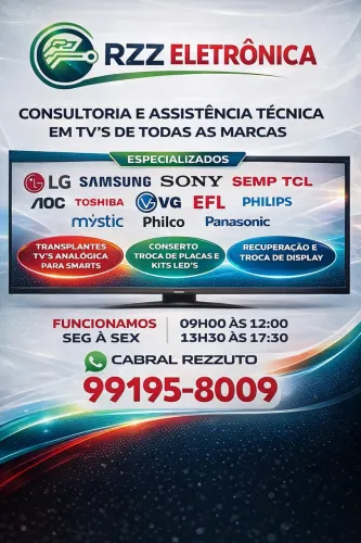 CONSERTO DE TV e ELETRÔNICOS