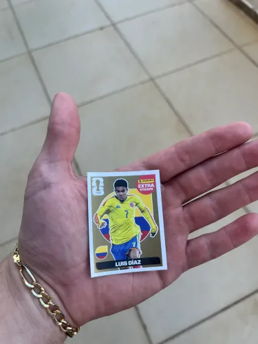 Luís Diaz figurinha extra/Legend ouro/gold copa 2026
