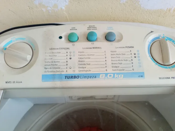 Lavadora com defeito
