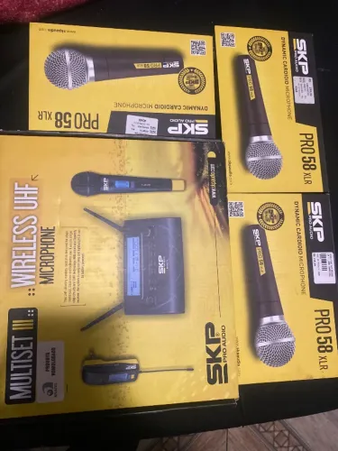Microfones profissionais