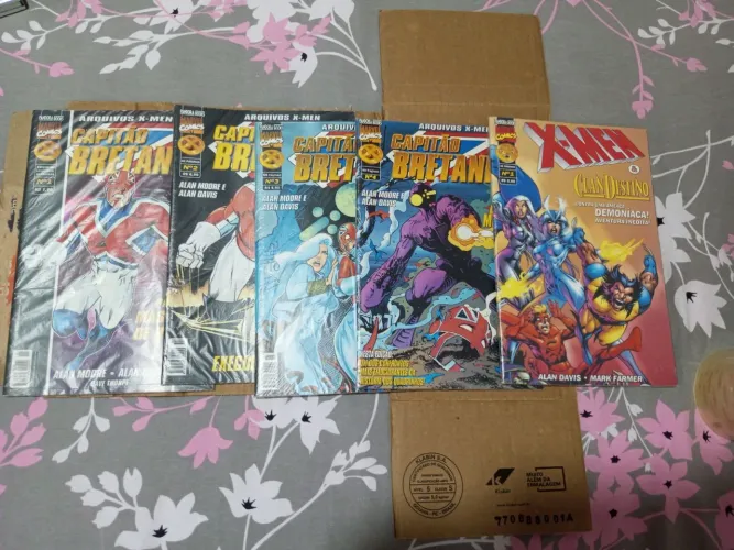 Capitão Bretanha 1 ao 4, X-Men Clã -Destino
