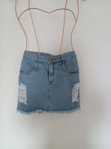 Saia jeans