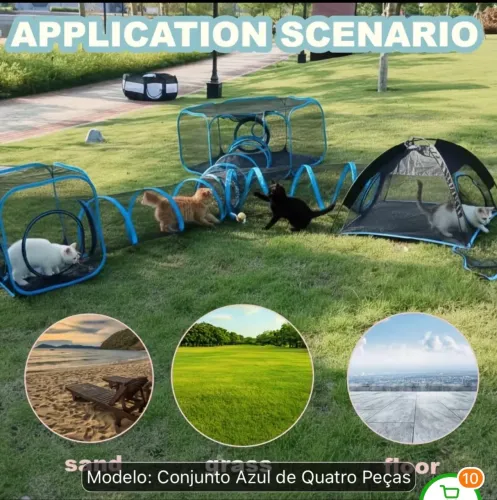 Tenda de brincar de gatos