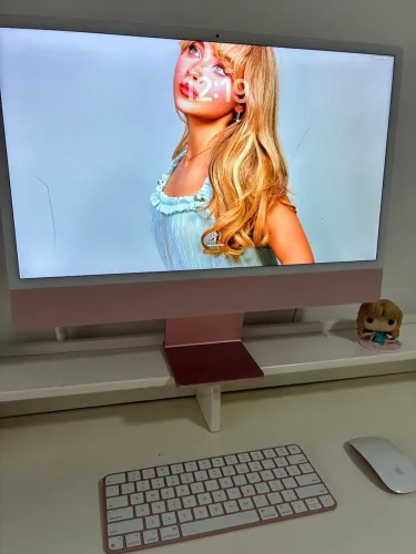Computador Apple iMac rosa