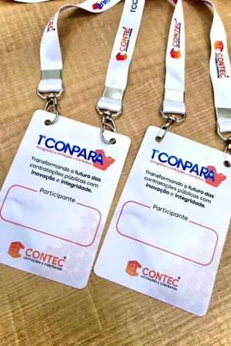 Credenciais para eventos e congressos