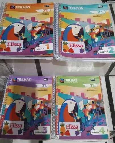Kit coleção livros trilhas sistema de ensino 7° ano FTD 