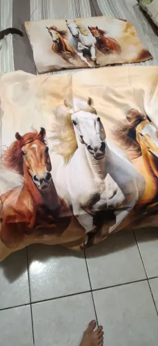 Colcha + fronha (Cavalos)
