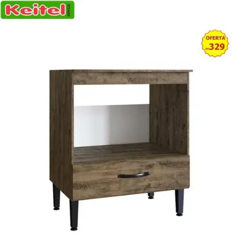 Balcão p/ Cooktop e Forno Light Cor Itaúba