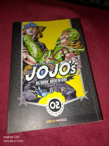 2 manga de jojo semi novo