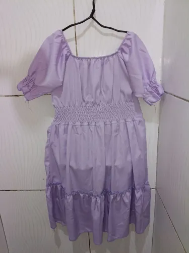 Vestido Lilás Infantil/Juvenil Meninas