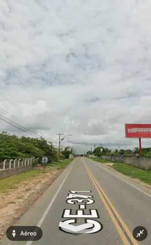 Terreno 720m² frente para CE-371 em Córrego do Rodrigues - Aracati - CE