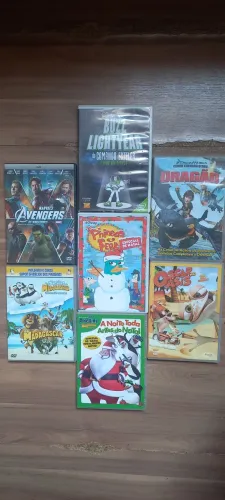 DVDs desenhos e filmes infantis