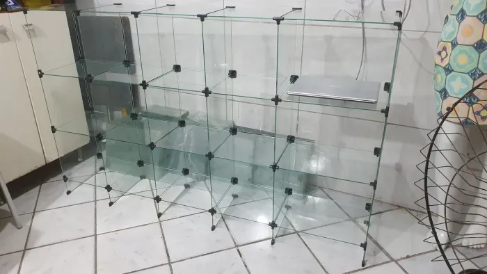 Balcão de vidro