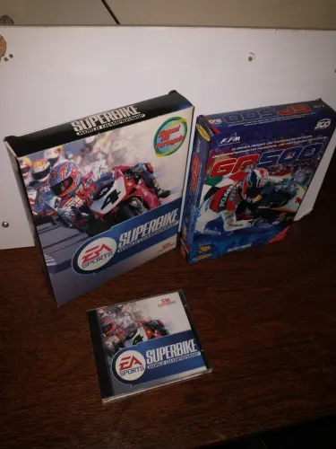 KIT jogo PC CD Big Box CIB BraSoft simulador SBK Superbike World Championship FIM GP500