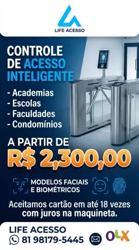 Catraca biometria e facial para academia, escola e condomínio.