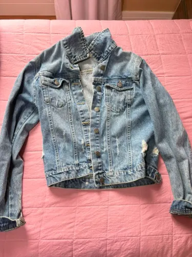 Jaqueta jeans tamanho P