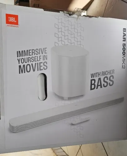 Soundbar JBL BAR 500 MK2 5.1 canais Branca LACRADO