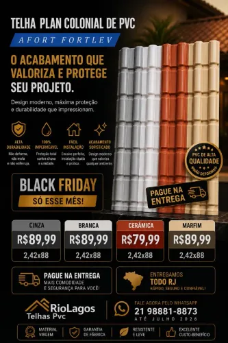 Telhas de PVC PAGUEM NA ENTREGA