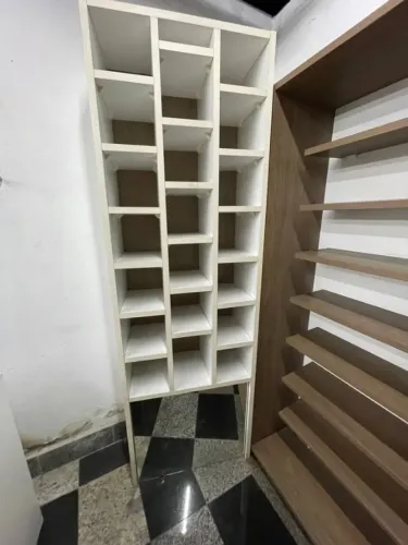 Nicho Organizador Branco com espelho 2.10m