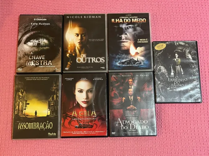 Filmes de terror chave mestra, cela, ilha do medo, outros
