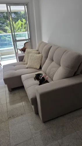 Sofa 2 lugares Retratil Reclinavel com menos de 2 meses de uso (Retirar na Praia do Canto)