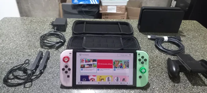 Nintendo Switch OLED impecável, novíssimo e funcionando 100%
