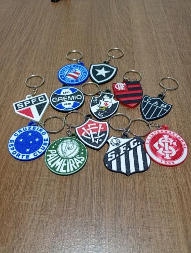 Kit 4 chaveiros Clubes do Brasil escolha e mande no chat !