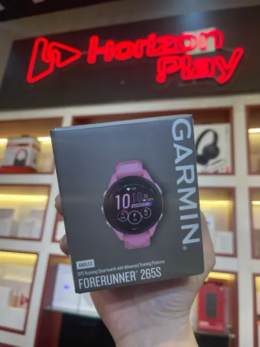 Relógio smartwatch garmin 265s amoled pink 