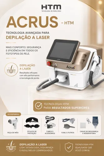 Acrus HTM - Depilação a Laser Triple Wave | Pouco Usado + Nota Fiscal