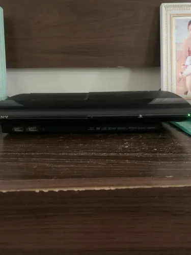 PlayStation 3 Desbloqueado HEN + 1 Controle + GTA V e +2 Jogos Físicos