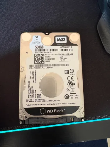 HD WD BLACK 500GB