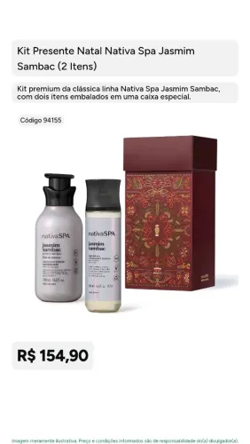 Kit nativa spa oboticario