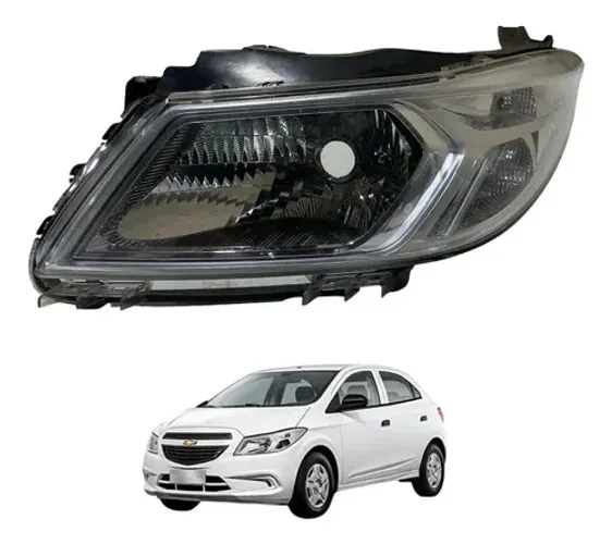 Farol Esquerdo Foco Simples Chevrolet Ônix 2012 A 2017 Esquerdo/motorista