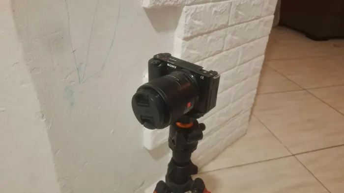 Camera zv e 10 + lente viltrox cine 23mm 1.4 + tripé k&F + filtro nd k&F