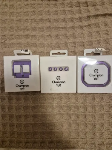 Kit Champion YOT botões aro fecho roxo