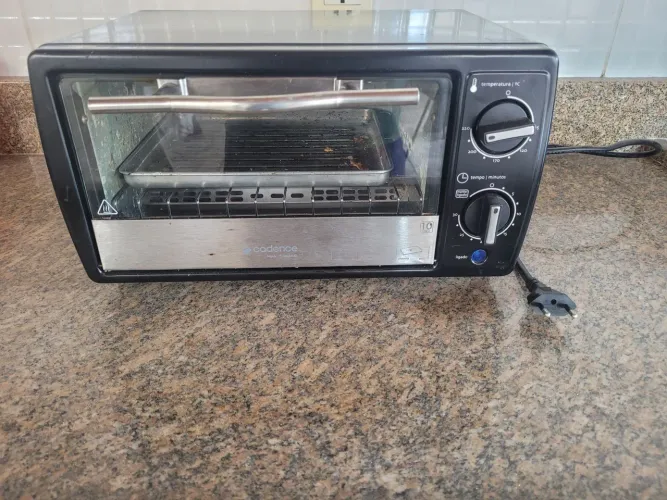 Forno Elétrico Cadence 700W 127V 10L preto