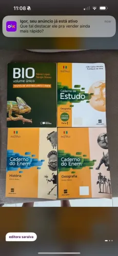 Livros vestibular 