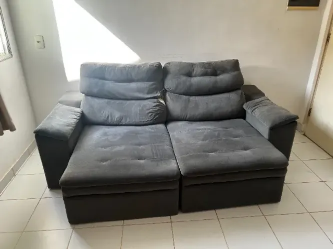 Sofá Master retrátil 03 lugares