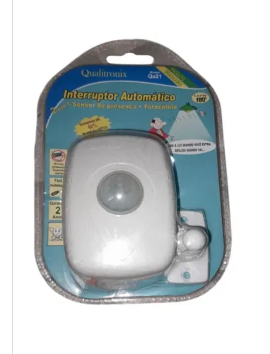 Sensor de presença e fotocélula 